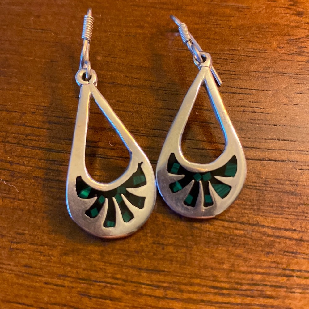 Silver earrings